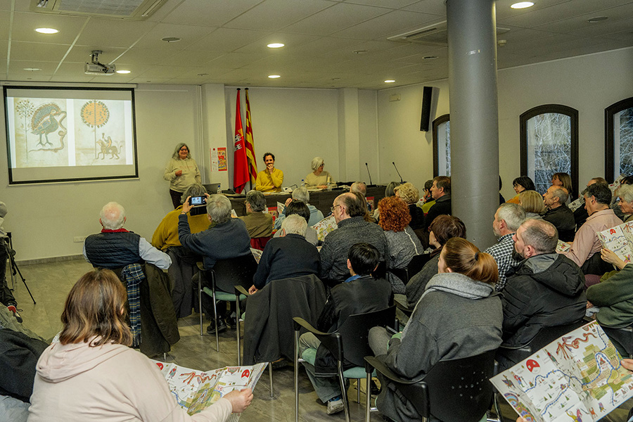 La presentació del còdex de Castellbell i el Vilar deixa petit el Centre Cultural Joan Masats